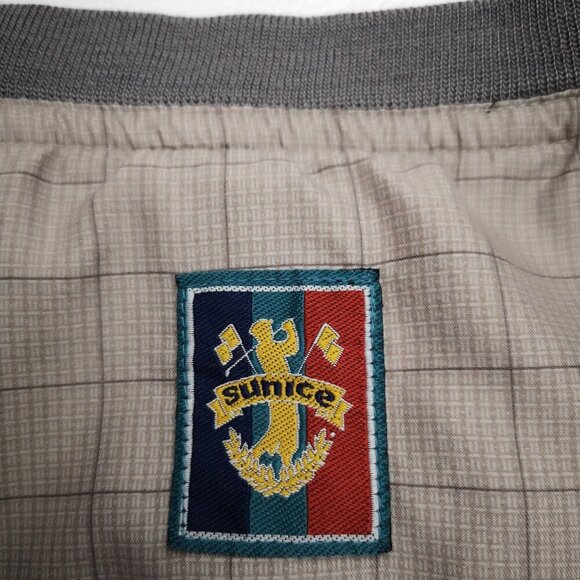 Sunice Men's Size XL V-neck Loose Fit Taupe & Grey Golf Pullover / Windbreaker - Picture 7 of 11